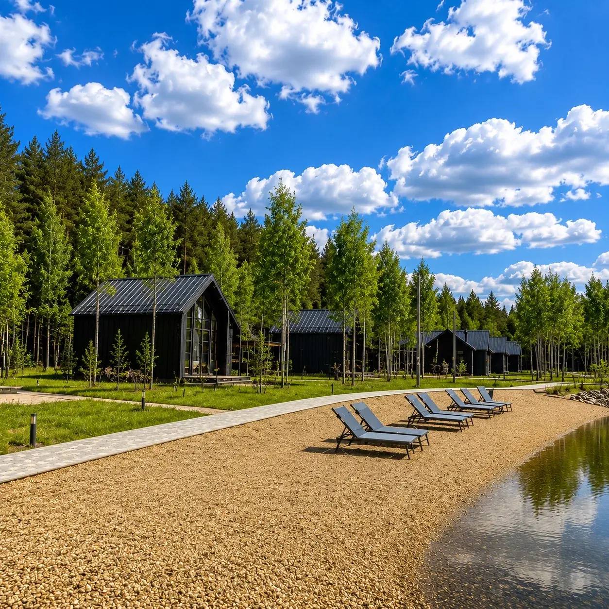 Пляж OZERO PARK LIFE